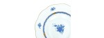 Piatto piano Herend Apponyi blu AB [4f0e477f]