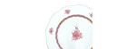 Piatto piano Herend Apponyi fucsia AP2 [b142b594]
