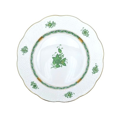 Piatto piano Herend Apponyi Green AV [60275d46]