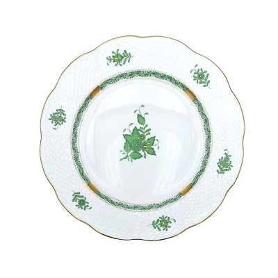 Piatto piano Herend Apponyi Green AV [60275d46]