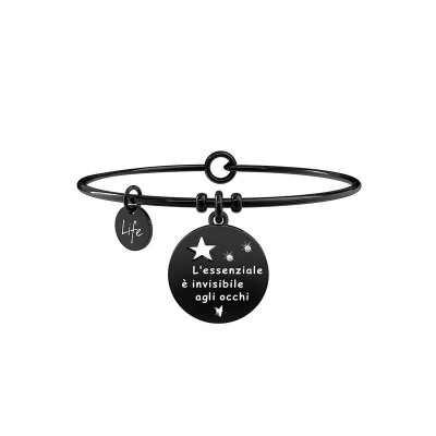 Bracciale Kidult Nero in acciaio [f25644a3]