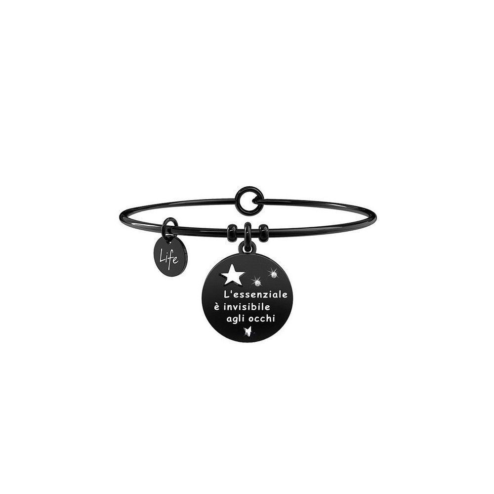 Bracciale Kidult Nero in acciaio [f25644a3]