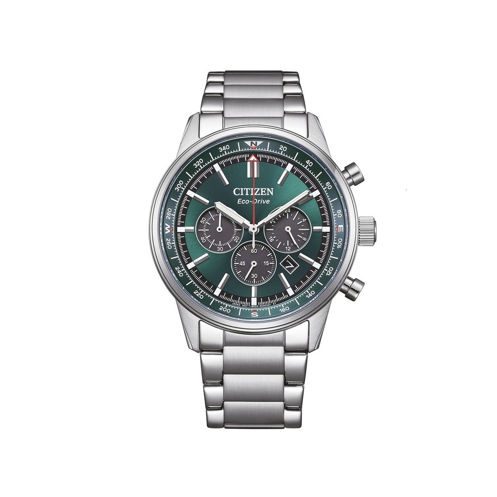 Citizen Sport Chrono Eco-Drive Verde 42mm [494227c0]