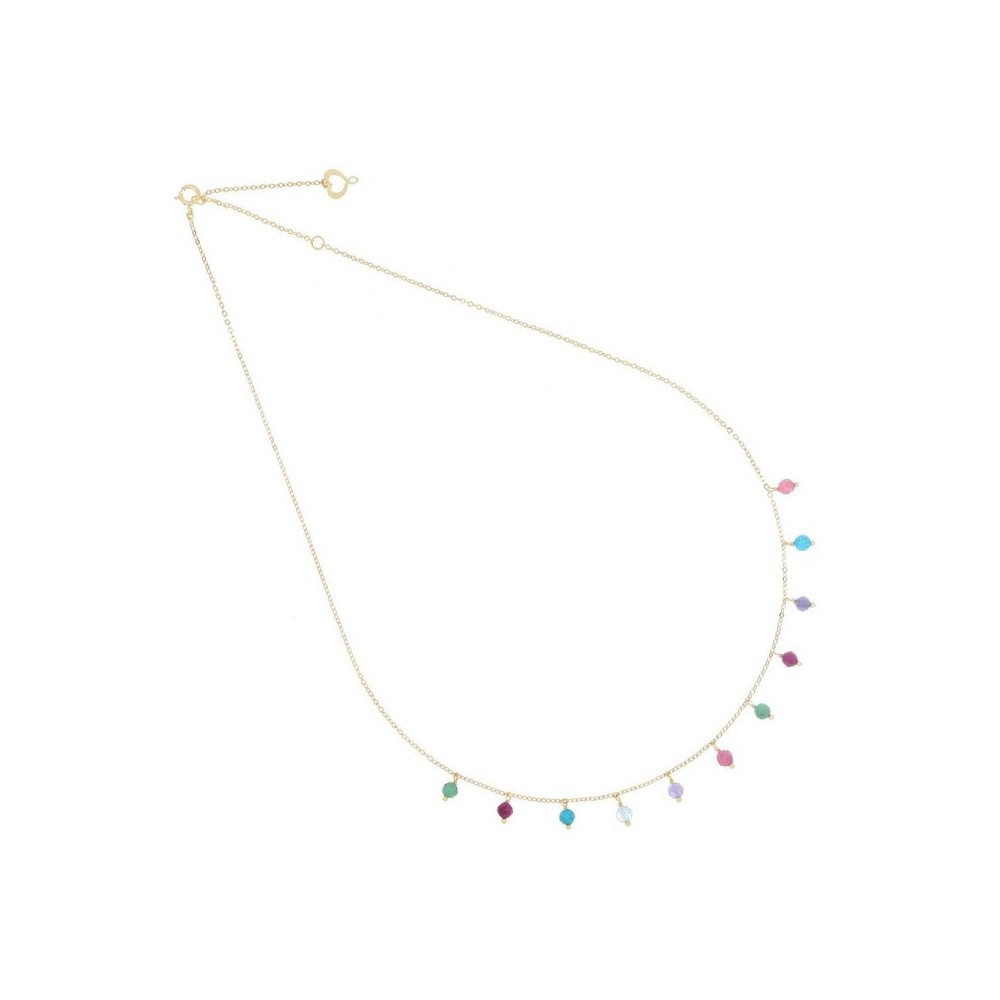 Girocollo 18kt Pietre Multicolor Pendenti [edc7756d]