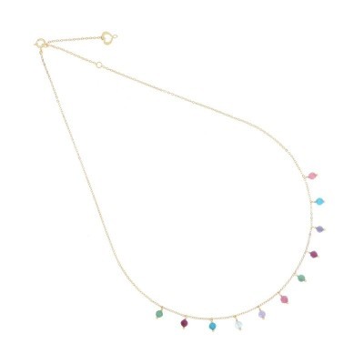Girocollo 18kt Pietre Multicolor Pendenti [edc7756d]