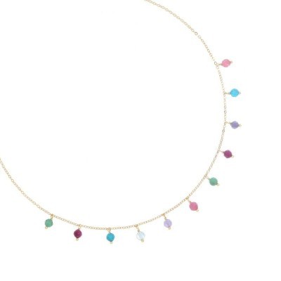 Girocollo 18kt Pietre Multicolor Pendenti [34e13660]
