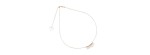 Girocollo Choker Maman Labradorite bianca e Perla [83631145]