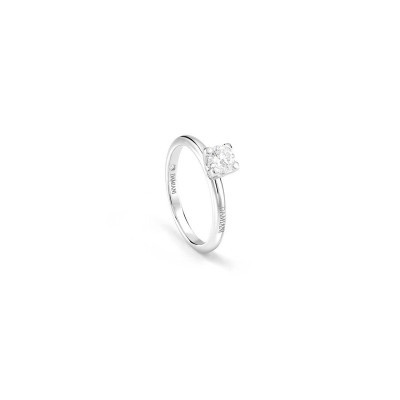 Anello solitario Veramore oro bianco e diamante [23e631bd]