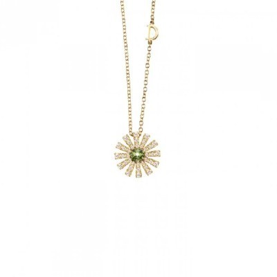 Collierino Margherita oro g. diamanti e tsavorite [3c79eec5]