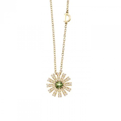 Collierino Margherita oro g. diamanti e tsavorite [e55fadc8]