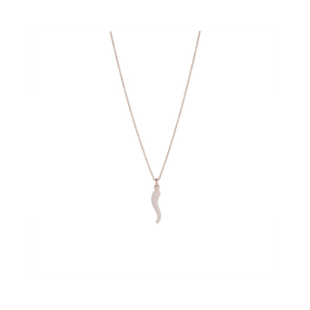 Collana Brio con Corno Lucido Rosa [35f2a648]