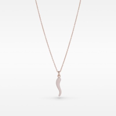 Collana Brio con Corno Lucido Rosa [ecd4e545]
