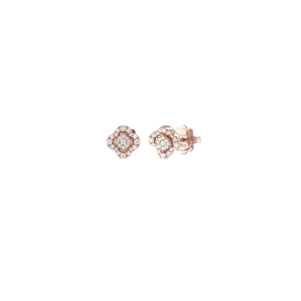 Orecchini Bagliori oro rosa con diamanti [b66f278a]