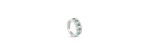 Anello Classico oro bianco diamanti e smeraldo [84ccb3da]