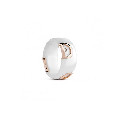 Anello D.Icon Ceramica bianca [2c2adf30]
