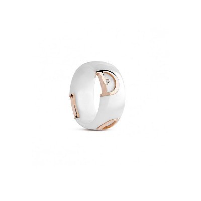 Anello D.Icon Ceramica bianca [2c2adf30]