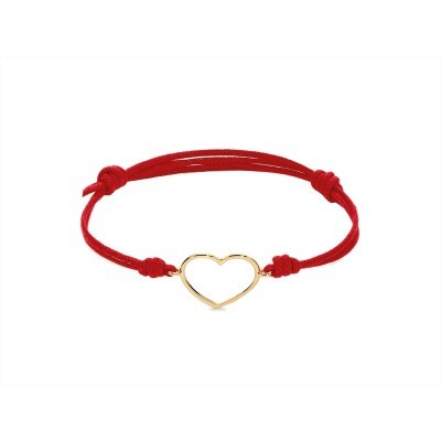 Bracciale Cordino Cuore [0f33d030]