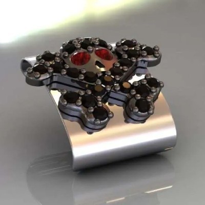 Clip Simbolo Teschio orologi di lusso TIMEAPP [b104041f]