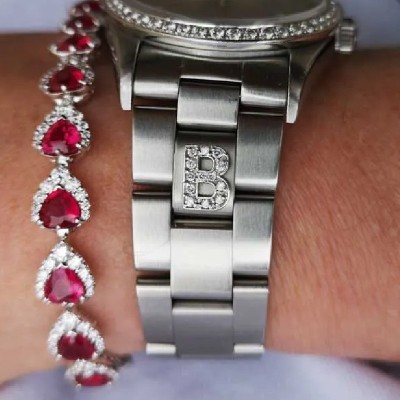 Clip Lettera B orologi di lusso TIMEAPP [b51ab726]