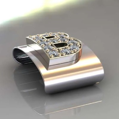 Clip Lettera B orologi di lusso TIMEAPP [02077622]