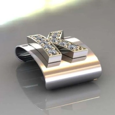 Clip Lettera K orologi di lusso TIMEAPP [d3f4e924]