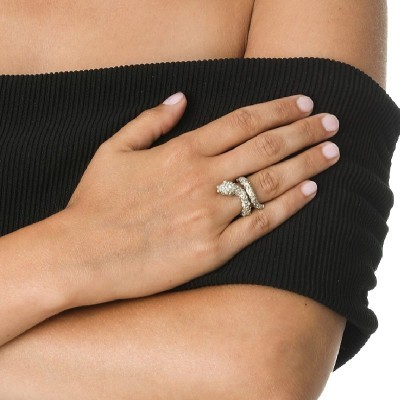 Anello Cobra Ottone Grigiosole [6491ae85]