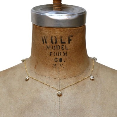 Collana Sambuco Ottone Grigiosole [64be7e7c]