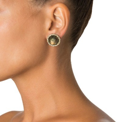 Orecchini Razio Ottone Grigiosole Labradorite [84ba975d]