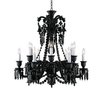 Lampadario Baccarat Zénith Nero (12 Luci) [77062999]