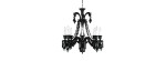Lampadario Baccarat Zénith Nero (8 Luci) [72041e07]