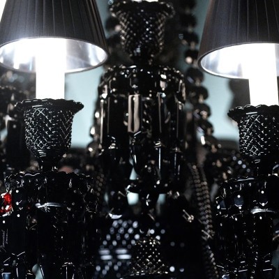 Lampadario Baccarat Zénith Nero (8 Luci) [72041e07]