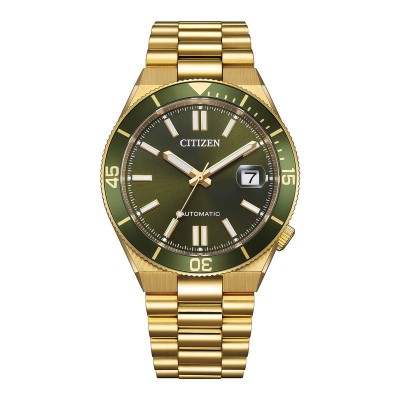 Citizen Tsuyosa Shore Meccanico verde 40mm [1dc6491f]