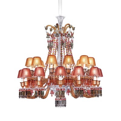 Lampadario Zénith Faunacrystopolis Rosa & Champagn [891ef7b2]