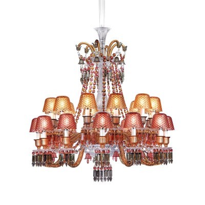 Lampadario Zénith Faunacrystopolis Rosa & Champagn [891ef7b2]