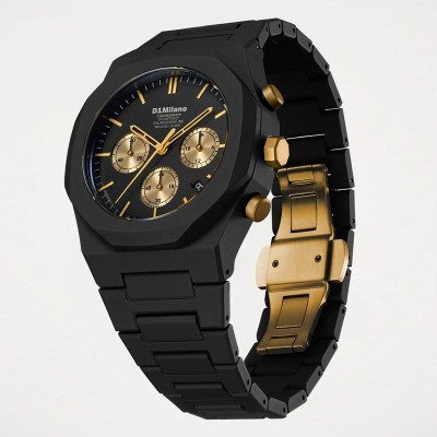 Orologio D1 Milano Polychrono Gilded Solar 40,5mm [8f897568]