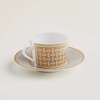 Tazza da tè con piattino Mosaïque au 24 oro [f4ae9f0d]