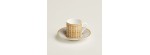 Tazza caffè con piattino Mosaique Oro [9a12b1dc]