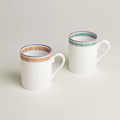 Set di 2 mug Hermès en Contrepoint [0075ab03]