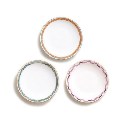 Set di 3 piatti da dessert Hermès en Contrepoint [4c3a0710]