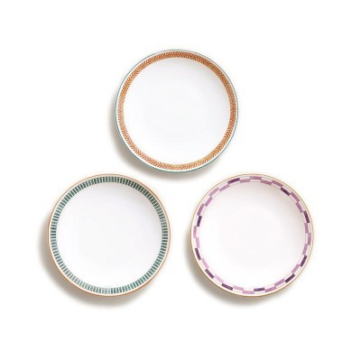 Set di 3 piatti da dessert Hermès en Contrepoint [4c3a0710]