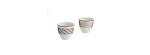 Set di 2 bicchieri piccoli Tressages Équestres [b1cd4787]