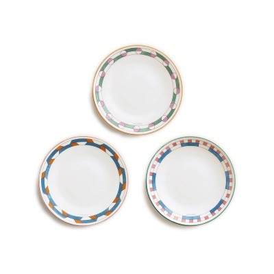 Set di 3 piatti da pane Hermès en Contrepoint [d523ade7]