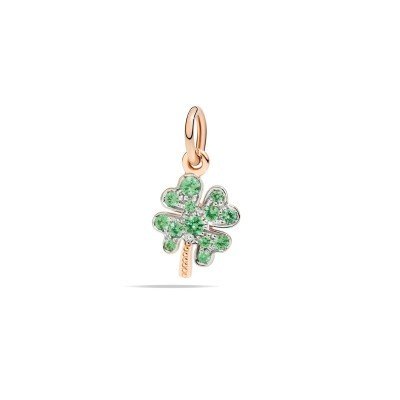 Ciondolo Quadrifoglio oro rosa & Tsavoriti [6352d5fa]