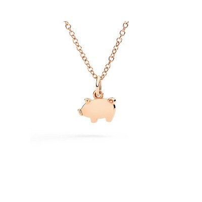 Ciondolo Maialino oro rosa [32b2ffd5]