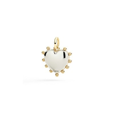 Ciondolo Cuore con malachite [2b14a2d1]