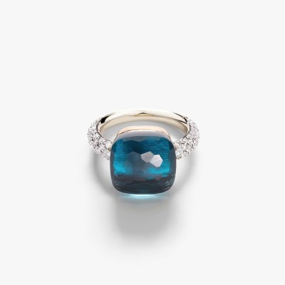 Anello Nudo Maxi Blu London [e1464580]