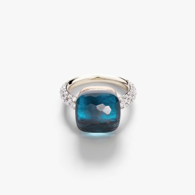 Anello Nudo Maxi Blu London [e1464580]