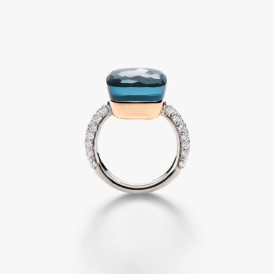 Anello Nudo Maxi Blu London [e416029e]