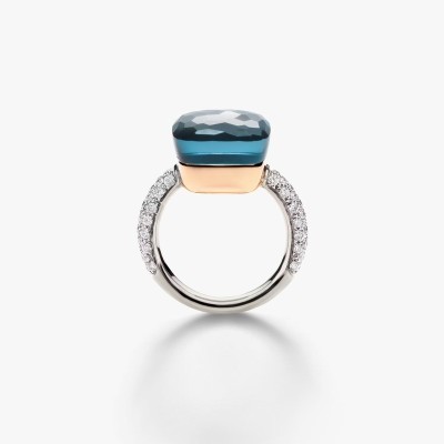 Anello Nudo Maxi Blu London [e416029e]
