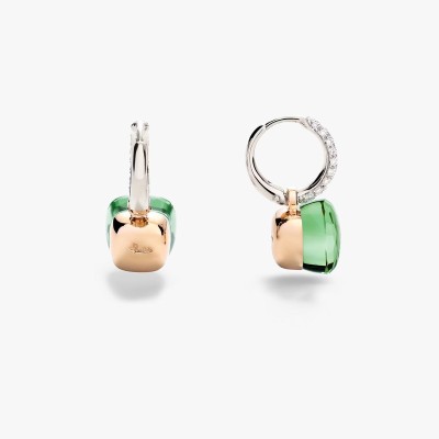 Orecchini Nudo Classic Prasioliti Agate verdi [2b090ec2]